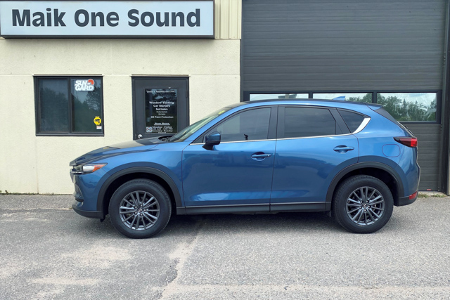 2021 Mazda CX-5 with professional window tint in North Bay